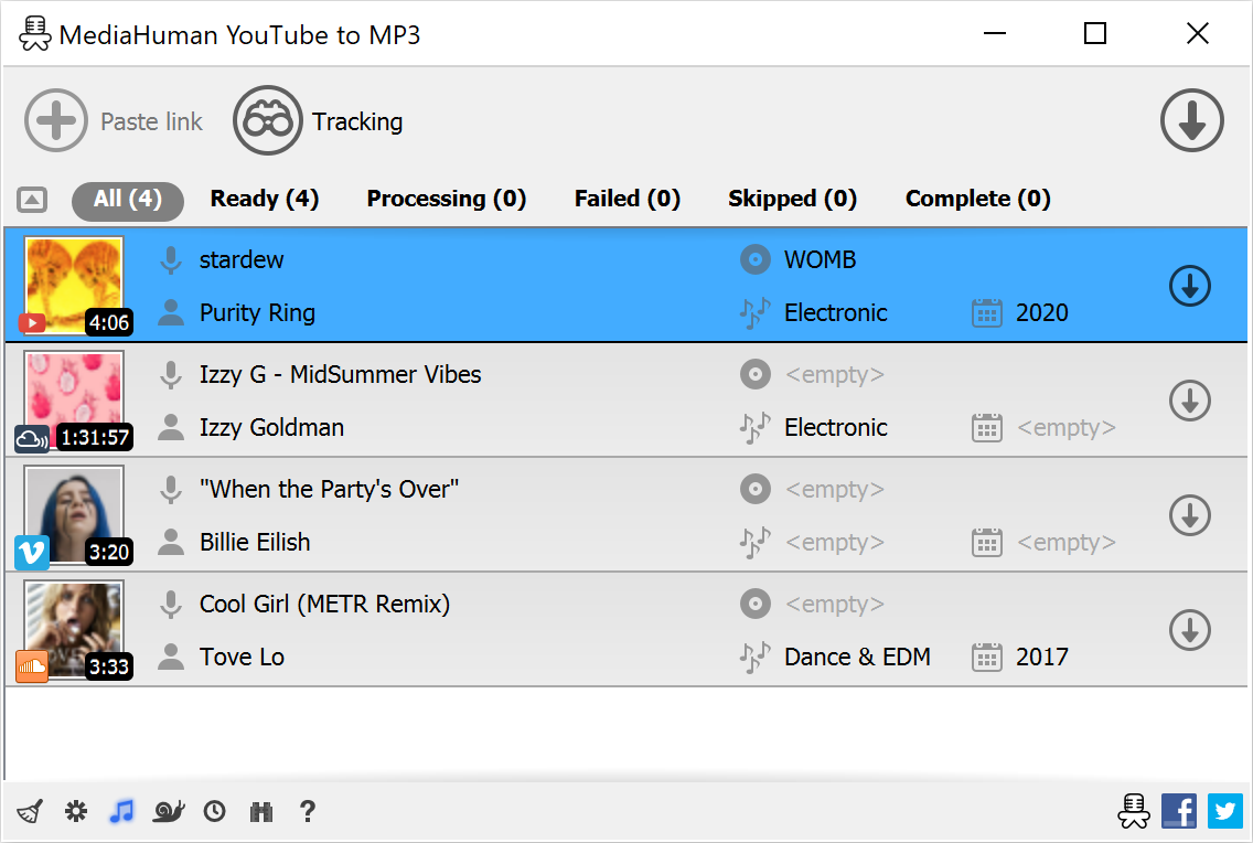 YouTube To MP3 Converter Win Screenshot